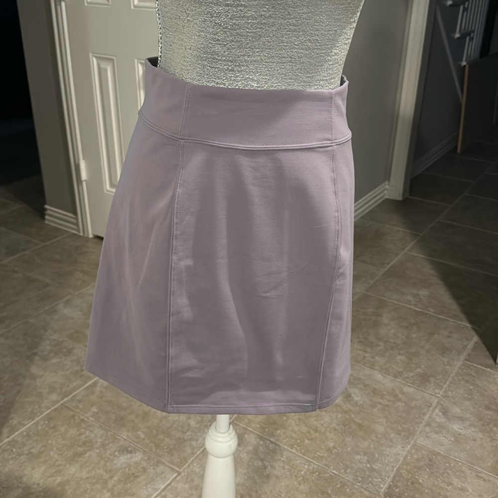 Athleta Pull On Skirt Lavendar Small Tall - Picture 1 of 4